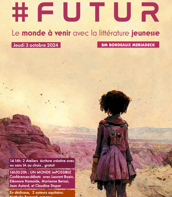 Jeudi 3 octobre, Bibliothèque Mériadeck, Bordeaux